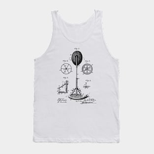 Striking or Punching Apparatus Vintage Patent Hand Drawing Tank Top